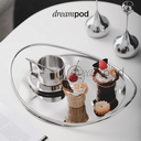 Dreampod SS Oval Tea Tray